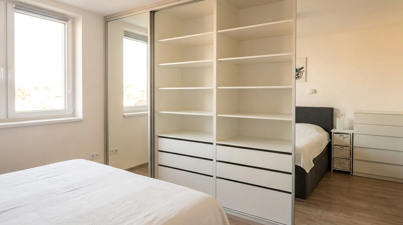 Vestavná skříň na míru – realizace 19 – Martin Kučera truhlář